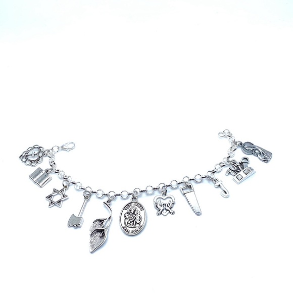 Saint Joseph Charm Bracelet Religious Christianity - Picture 3 of 8